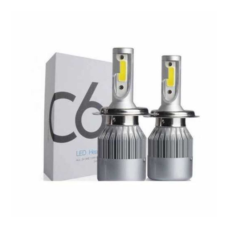 Auto si Moto - Electrice auto - Iluminare si semnalizare - Becuri auto - Becuri auto LED H4 – Set 2 becuri, 72W, 7600 lumeni, 6500K alb rece - Infinity.ro