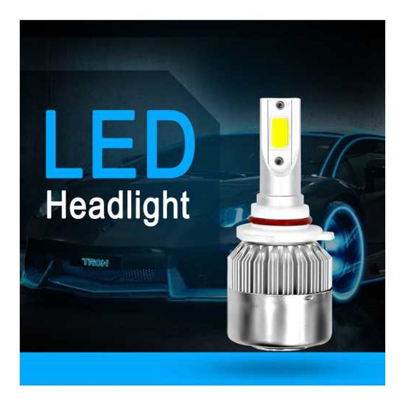 Auto si Moto - Electrice auto - Iluminare si semnalizare - Becuri auto - Becuri auto LED H4 – Set 2 becuri, 72W, 7600 lumeni, 6500K alb rece - Infinity.ro