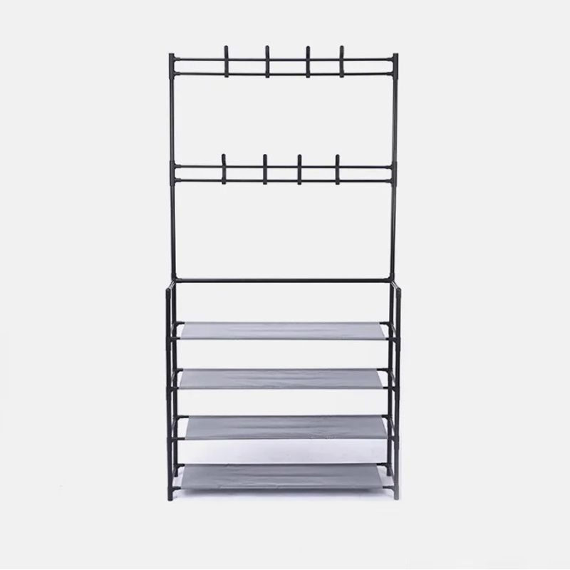 Casa si Gradina - Mobilier - Organizare si depozitare - Cuiere - Cuier haine cu suport pantofi, 5 rafturi - Infinity.ro