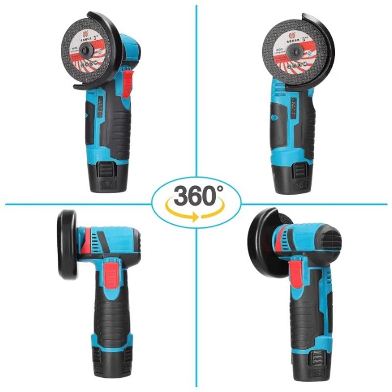 Casa si Gradina - Constructii - Scule electrice si accesorii - Polizoare - Mini polizor flex unghiular 2 acumulatori 12V - Infinity.ro