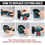 Casa si Gradina - Constructii - Scule electrice si accesorii - Polizoare - Mini polizor flex unghiular 2 acumulatori 12V - Infinity.ro