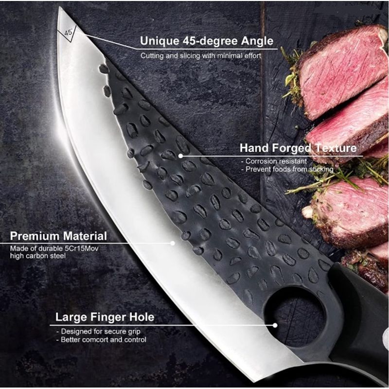 Casa si Gradina - Bucatarie si vesela - Vesela si tacamuri - Cutite si seturi de cutite - Set cutite profesionale macelarie,3 piese - Infinity.ro