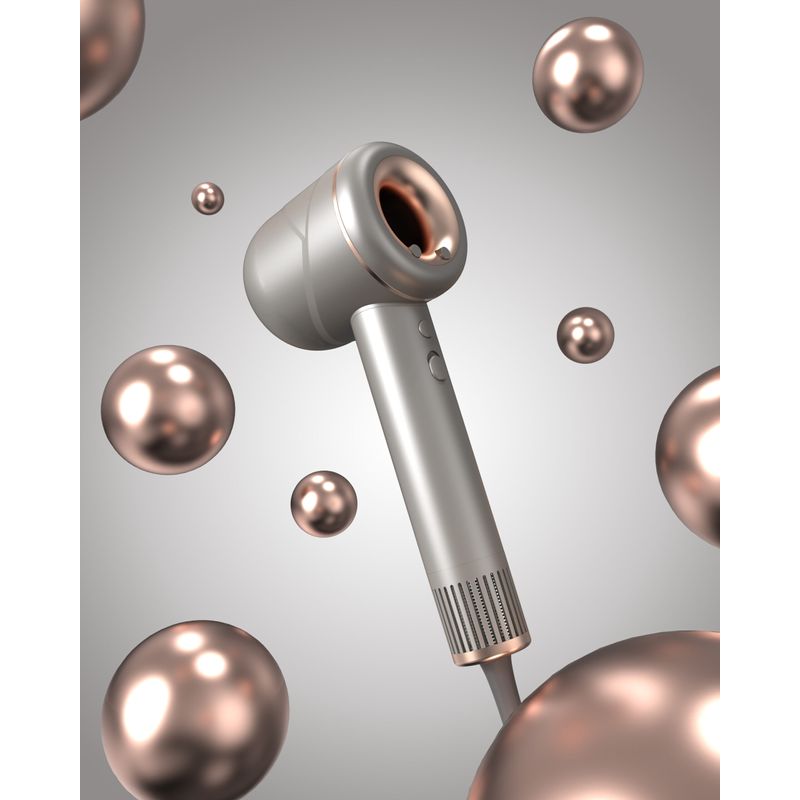 Ingrijire personala si Cosmetice - Aparate & accesorii ingrijire personala - Hair styling - Uscatoare de par - Uscator de par profesional, 1800W, 4 trepte de temperatura, 3 trepte de viteza, buton aer rece, ingrijire cu ioni minera - Infinity.ro