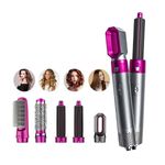 Ingrijire personala si Cosmetice - Aparate & accesorii ingrijire personala - Hair styling - Perii de par electrice - Perie electrica pentru volum cu aer cald one step 5in1, uscator, perie, ondulator, 1000 W - Infinity.ro