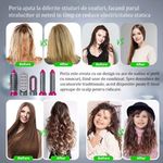 Ingrijire personala si Cosmetice - Aparate & accesorii ingrijire personala - Hair styling - Perii de par electrice - Perie electrica pentru volum cu aer cald one step 5in1, uscator, perie, ondulator, 1000 W - Infinity.ro