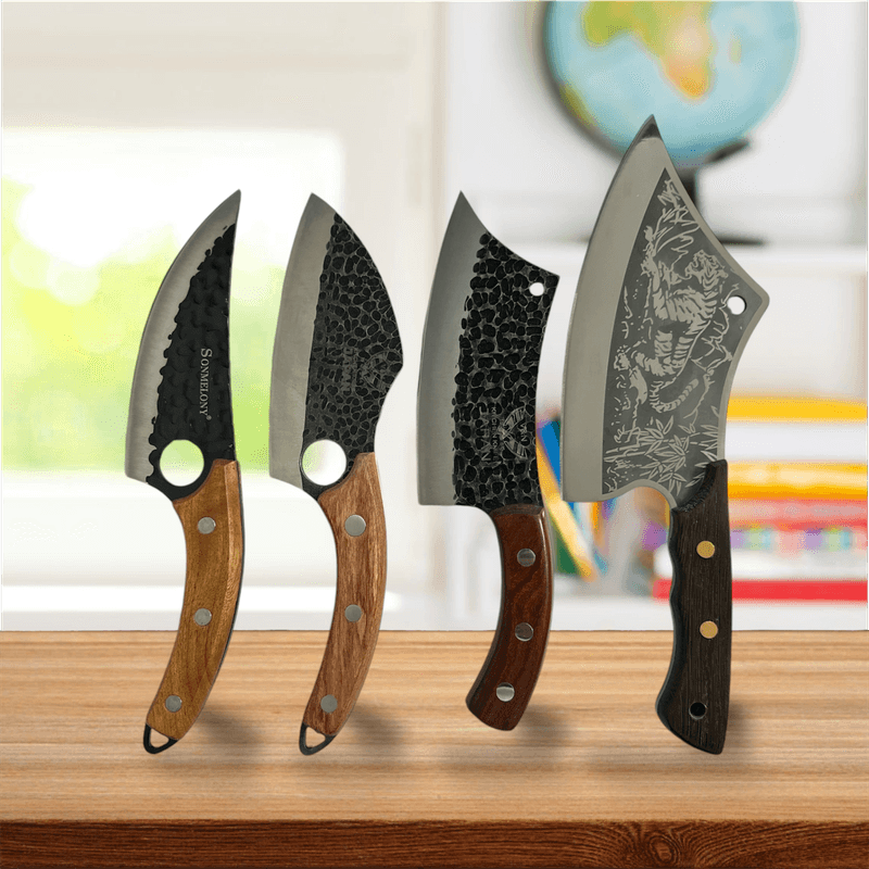Casa si Gradina - Bucatarie si vesela - Vesela si tacamuri - Cutite si seturi de cutite - Set cutite japoneze profesionale, 4 piese - Infinity.ro