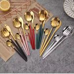 Casa si Gradina - Bucatarie si vesela - Vesela si tacamuri - Tacamuri si seturi - Set tacamuri in stil portughez, 24 piese - Infinity.ro