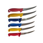 Casa si Gradina - Bucatarie si vesela - Vesela si tacamuri - Cutite si seturi de cutite - Cutite profesionale macelarie, 6 piese, multicolor - Infinity.ro