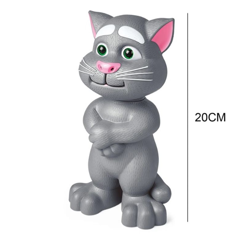 Jucarii, Copii si Bebe - Jucarii si jocuri - Jucarii & jocuri educative - Jucarii interactive - Jucarie Tom vorbitor, diferite functii, 20 cm - Infinity.ro