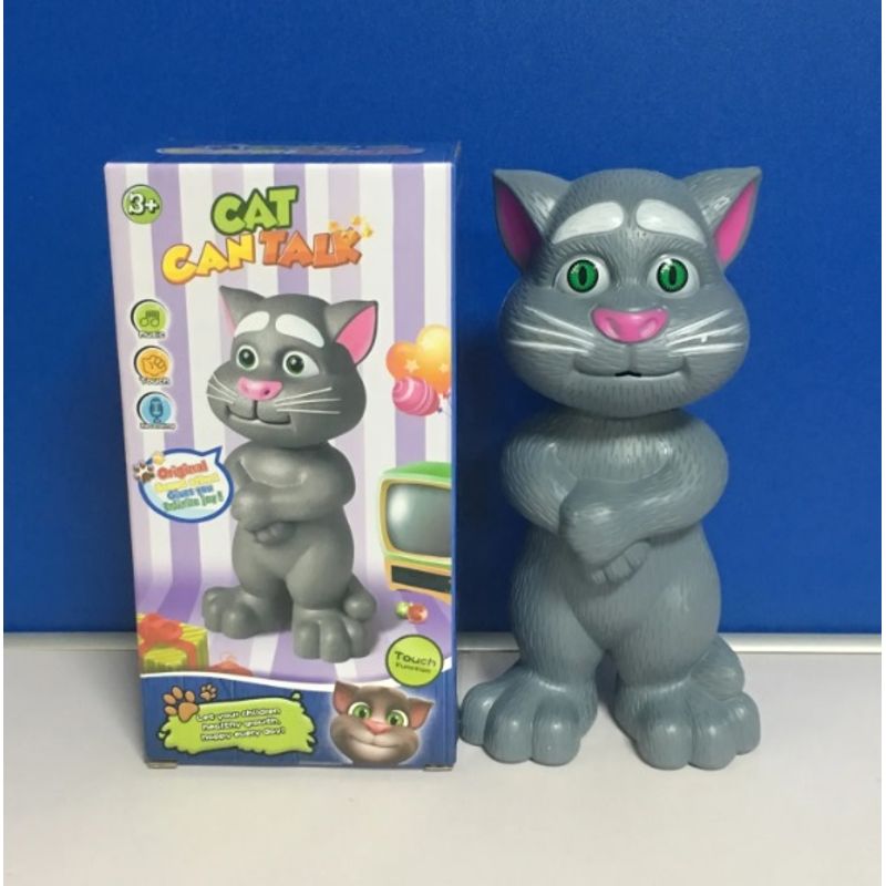 Jucarii, Copii si Bebe - Jucarii si jocuri - Jucarii & jocuri educative - Jucarii interactive - Jucarie Tom vorbitor, diferite functii, 20 cm - Infinity.ro