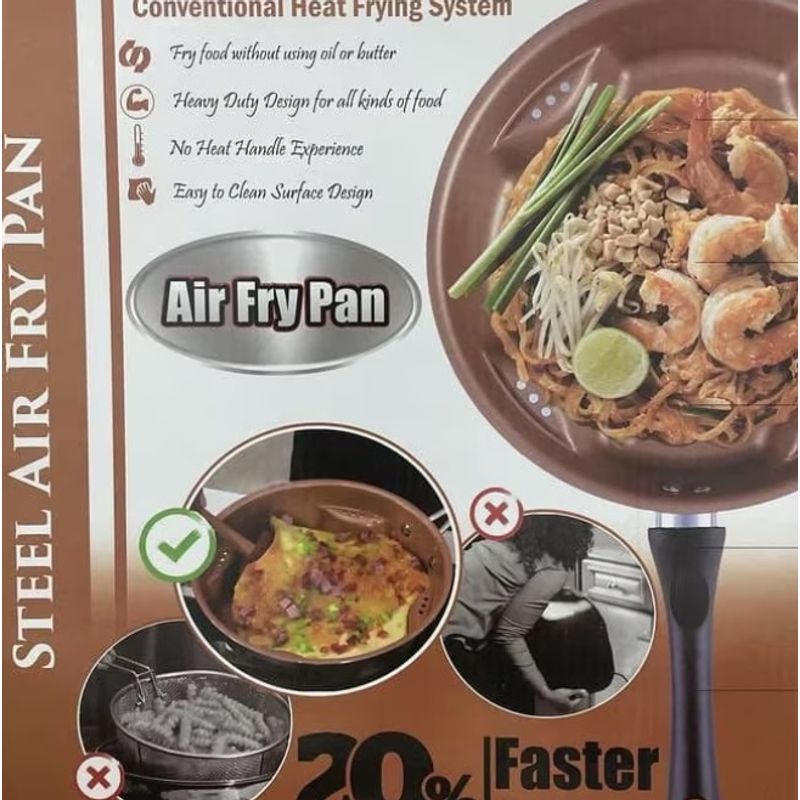 Casa si Gradina - Bucatarie si vesela - Vase pentru gatit - Tigai si seturi - Tigaie ceramica antiaderenta cu trafic de aer - Infinity.ro