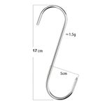 Casa si Gradina - Gradina si terasa - Gratare si accesorii - Accesorii gratare - Carlige din otel inoxidabil, 10 buc/set, 17 cm - Infinity.ro