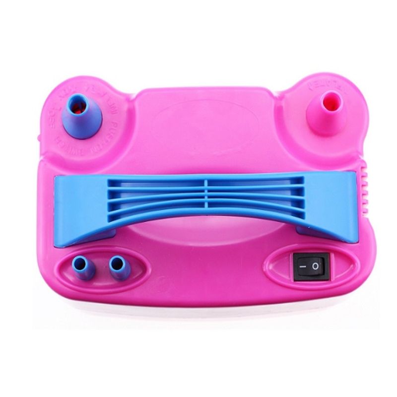 Casa si Gradina - Decoratiuni - Decoratiuni petrecere - Accesorii pentru petrecere - Pompa electrica pentru umflat baloane cu doua iesiri, roz - Infinity.ro