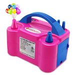 Casa si Gradina - Decoratiuni - Decoratiuni petrecere - Accesorii pentru petrecere - Pompa electrica pentru umflat baloane cu doua iesiri, roz - Infinity.ro