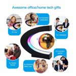 Casa si Gradina - Corpuri si surse de iluminat - Veioze si lampi - Veioze - Glob pamantesc, magnetic, plutitor cu iluminare LED, suport tip C - Infinity.ro