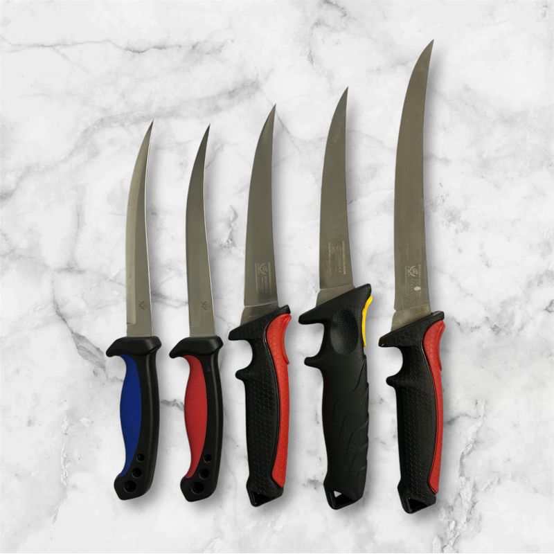 Casa si Gradina - Bucatarie si vesela - Vesela si tacamuri - Cutite si seturi de cutite - Set cutite profesionale filetat, dezosat carne si peste, 5 piese - Infinity.ro