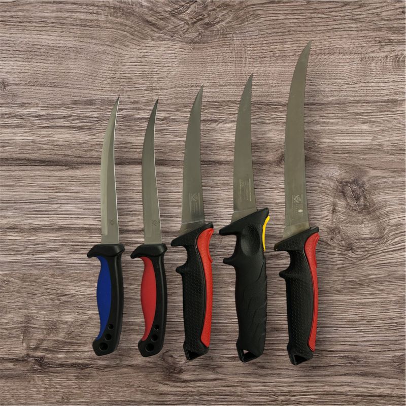 Casa si Gradina - Bucatarie si vesela - Vesela si tacamuri - Cutite si seturi de cutite - Set cutite profesionale filetat, dezosat carne si peste, 5 piese - Infinity.ro