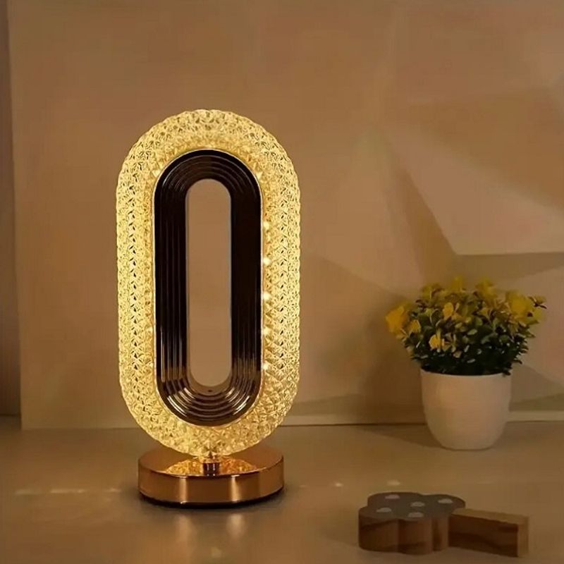 Casa si Gradina - Corpuri si surse de iluminat - Veioze si lampi - Veioze - Veioza ambientala cristal, LED, 3 moduri iluminare. - Infinity.ro