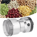 Electronice si Electrocasnice - Electrocasnice bucatarie - Mixere, tocatoare & roboti de bucatarie - Blendere si mini tocatoare - Rasnita electrica, cafea, condimente si nuci, carcasa si lame din inox, 200W, capacitate 100g, argintiu - Infinity.ro