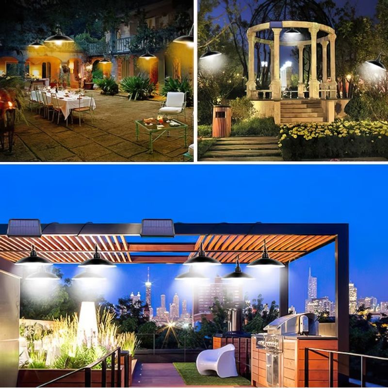 Casa si Gradina - Corpuri si surse de iluminat - Iluminat exterior - Lampi solare - Lampa solara suspendata, 400 lm, 30 LED-uri - Infinity.ro