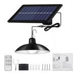 Casa si Gradina - Corpuri si surse de iluminat - Iluminat exterior - Lampi solare - Lampa solara suspendata, 400 lm, 30 LED-uri - Infinity.ro