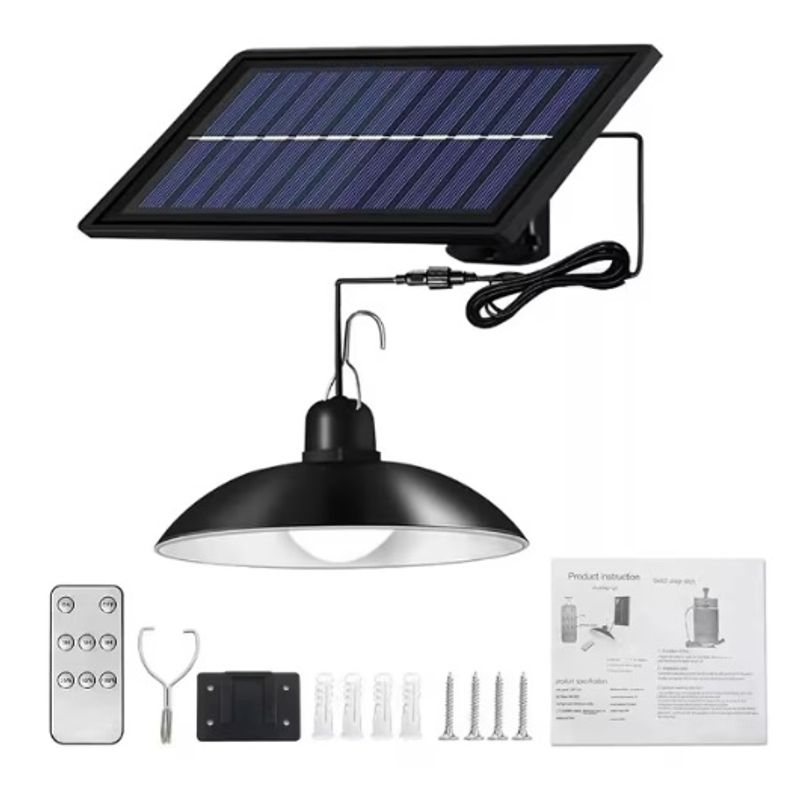 Casa si Gradina - Corpuri si surse de iluminat - Iluminat exterior - Lampi solare - Lampa solara suspendata, 400 lm, 30 LED-uri - Infinity.ro