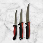 Casa si Gradina - Bucatarie si vesela - Vesela si tacamuri - Cutite si seturi de cutite - Set cutite profesionale filetat, dezosat carne si peste, 3 piese - Infinity.ro