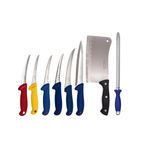 Casa si Gradina - Bucatarie si vesela - Vesela si tacamuri - Cutite si seturi de cutite - Set cutite macelarie profesionale, 7 piese - Infinity.ro