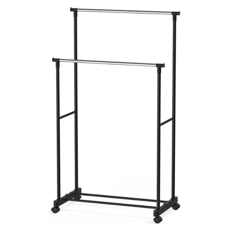 Casa si Gradina - Mobilier - Organizare si depozitare - Cuiere - Suport dublu pentru umerase, mobil - Infinity.ro