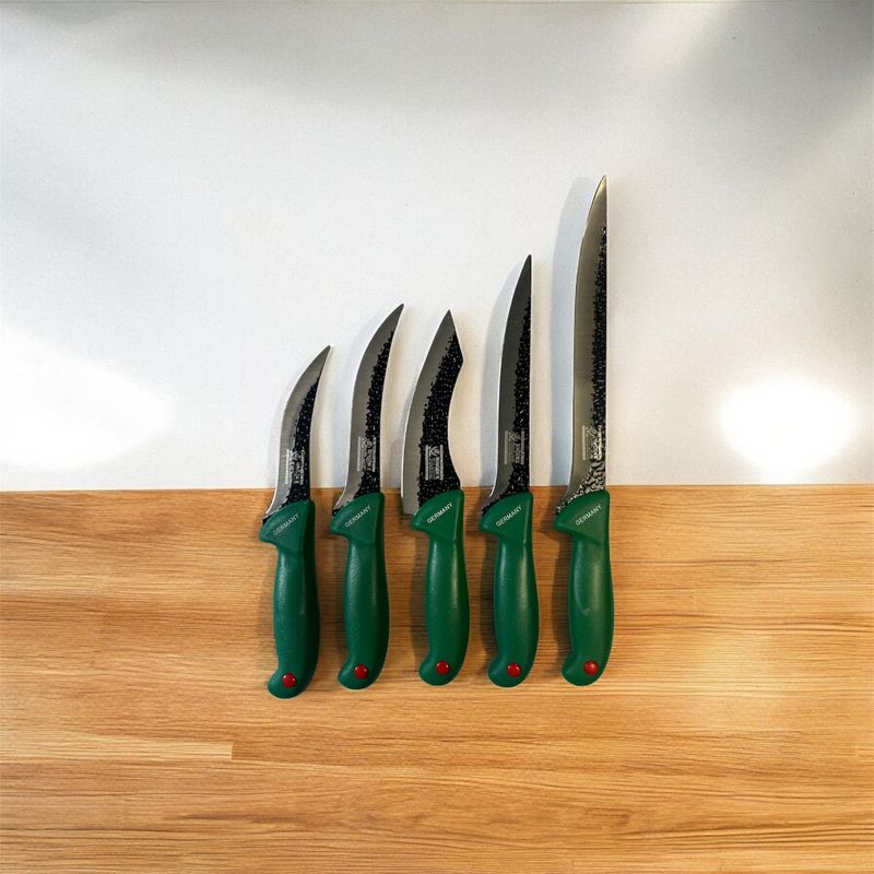 Casa si Gradina - Bucatarie si vesela - Vesela si tacamuri - Cutite si seturi de cutite - Set cutite macelarie profesionale, 5 piese - Infinity.ro