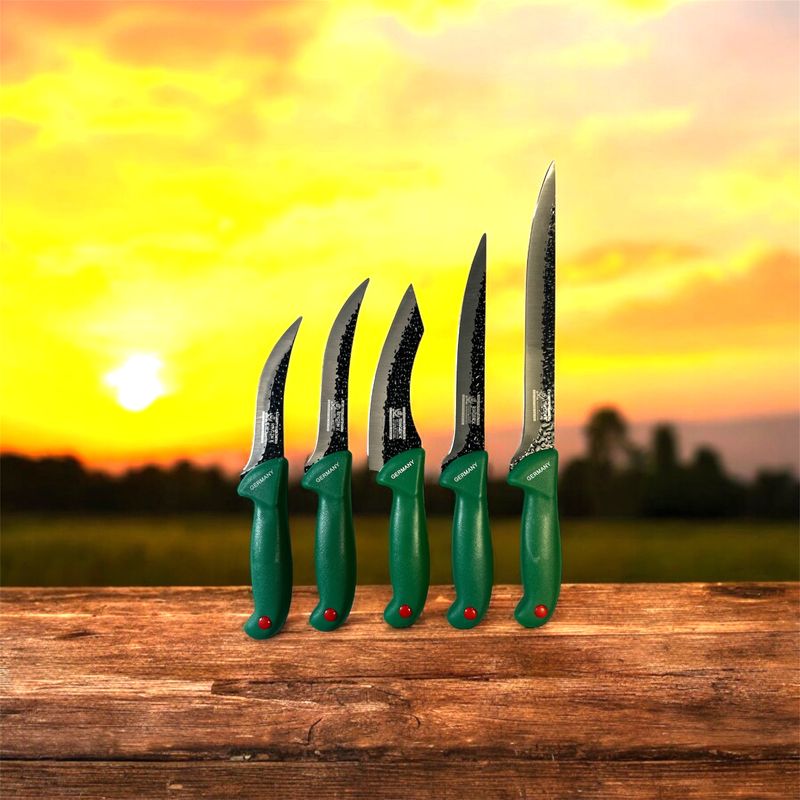 Casa si Gradina - Bucatarie si vesela - Vesela si tacamuri - Cutite si seturi de cutite - Set cutite macelarie profesionale, 5 piese - Infinity.ro