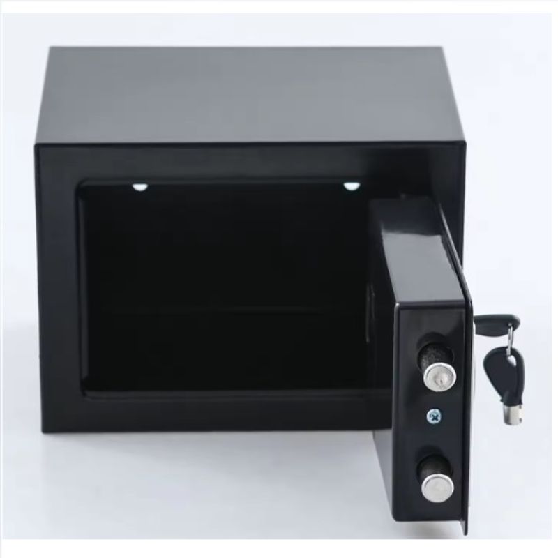 Casa si Gradina - Constructii - Depozitare, transport si protectie - Seifuri si casete de valori - Seif din otel cu cifru electronic si cheie, 23x17x17 cm - Infinity.ro