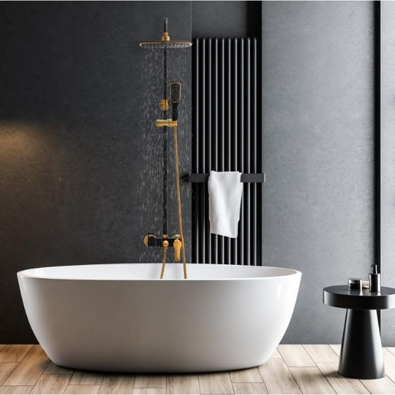 Casa si Gradina - Sanitare - Cazi si cabine de dus - Coloane si seturi de dus - Set de dus cu suport culisant, dus fix si para dus mobila - Infinity.ro