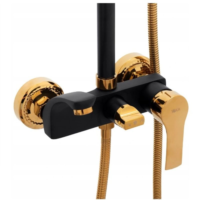 Casa si Gradina - Sanitare - Cazi si cabine de dus - Coloane si seturi de dus - Set de dus cu suport culisant, dus fix si para dus mobila - Infinity.ro