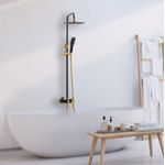 Casa si Gradina - Sanitare - Cazi si cabine de dus - Coloane si seturi de dus - Set de dus cu suport culisant, dus fix si para dus mobila - Infinity.ro