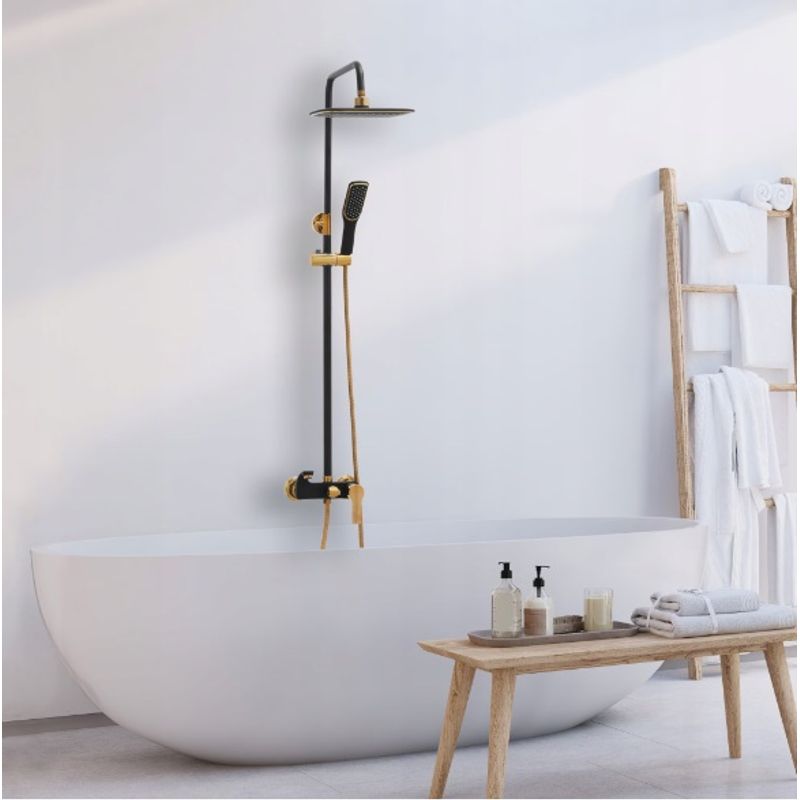 Casa si Gradina - Sanitare - Cazi si cabine de dus - Coloane si seturi de dus - Set de dus cu suport culisant, dus fix si para dus mobila - Infinity.ro