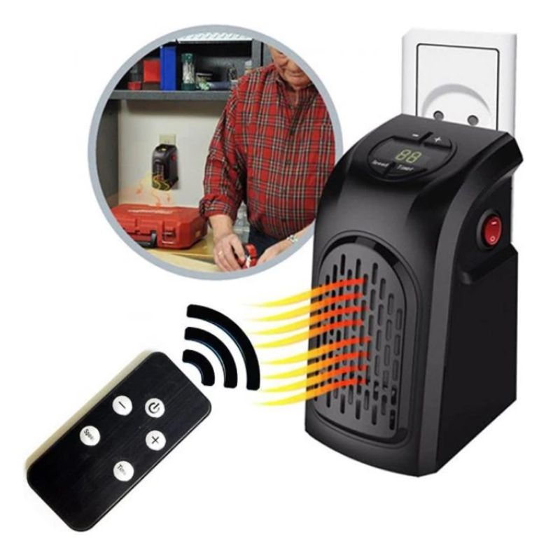 Electronice si Electrocasnice - Climatizare si sisteme de incalzire - Aparate incalzire aer - Aeroterme - Mini aeroterma portabila 400W - Infinity.ro