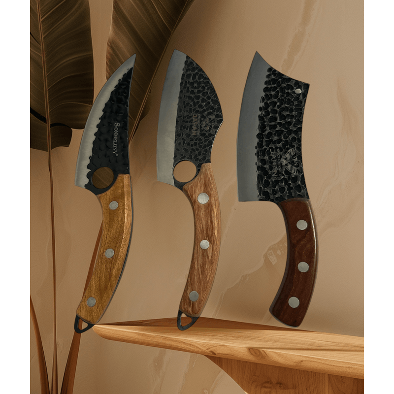 Casa si Gradina - Bucatarie si vesela - Vesela si tacamuri - Cutite si seturi de cutite - Set cutite japoneze profesionale, 3 piese - Infinity.ro