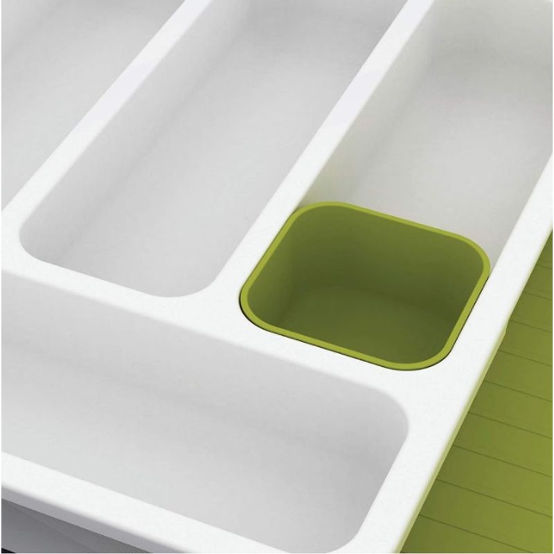 Casa si Gradina - Bucatarie si vesela - Organizare si depozitare bucatarie - Suporturi tacamuri si vase - Suport pentru tacamuri extensibil, 36 x 48 x 6 cm - Infinity.ro