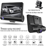 Auto si Moto - Electronice auto - Camere auto si DVR - Camera auto tripla, fata, interior, spate, 4", Full HD - Infinity.ro