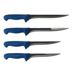 Casa si Gradina - Bucatarie si vesela - Vesela si tacamuri - Cutite si seturi de cutite - Set 4 cutite profesionale macelarie, 2 Cutite injunghiat 25 cm, 2 Cutite injunghiat 20 cm, otel carbon - Infinity.ro