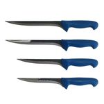 Casa si Gradina - Bucatarie si vesela - Vesela si tacamuri - Cutite si seturi de cutite - Set 4 cutite profesionale macelarie, 2 Cutite injunghiat 25 cm, 2 Cutite injunghiat 20 cm, otel carbon - Infinity.ro