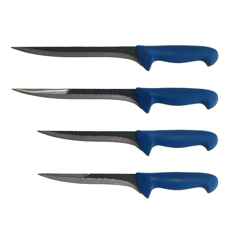 Casa si Gradina - Bucatarie si vesela - Vesela si tacamuri - Cutite si seturi de cutite - Set 4 cutite profesionale macelarie, 2 Cutite injunghiat 25 cm, 2 Cutite injunghiat 20 cm, otel carbon - Infinity.ro