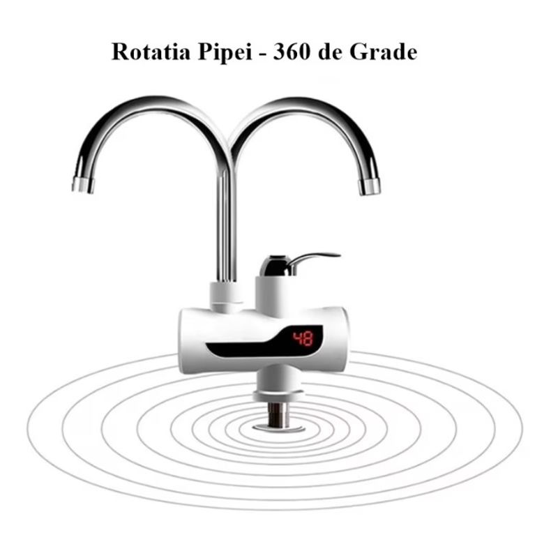Casa si Gradina - Sanitare - Chiuveta bucatarie si accesorii - Baterii bucatarie - Robinet electric cu incalzire instantanee a apei - Infinity.ro
