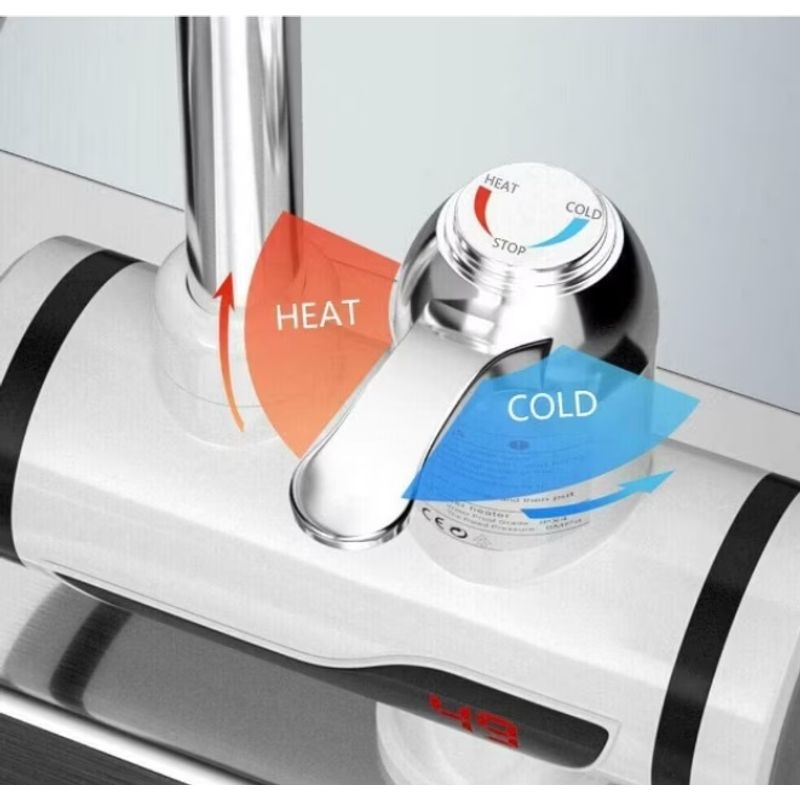 Casa si Gradina - Sanitare - Chiuveta bucatarie si accesorii - Baterii bucatarie - Robinet electric cu incalzire instantanee a apei - Infinity.ro