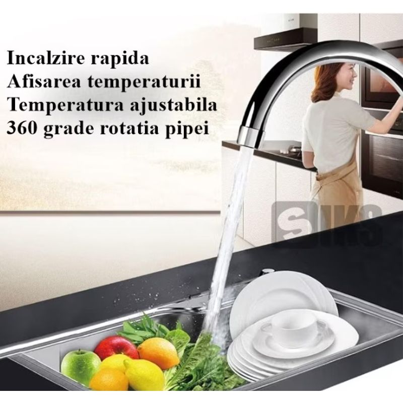 Casa si Gradina - Sanitare - Instalatii hidro - Robineti - Robinet electric cu incalzire instantanee a apei - Infinity.ro