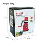 Casa si Gradina - Bucatarie si vesela - Ustensile bucatarie - Razatori si curatatoare - Razatoare multifunctionala 3 in 1, manuala, 3 lame rotative din inox - Infinity.ro