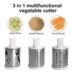 Casa si Gradina - Bucatarie si vesela - Ustensile bucatarie - Razatori si curatatoare - Razatoare multifunctionala 3 in 1, manuala, 3 lame rotative din inox - Infinity.ro