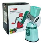 Casa si Gradina - Bucatarie si vesela - Ustensile bucatarie - Razatori si curatatoare - Razatoare multifunctionala 3 in 1, manuala, 3 lame rotative din inox - Infinity.ro