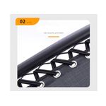 Sport si Outdoor - Camping - Mobilier pentru camping - Scaune camping - Scaun camping, pliabil, cu pernuta, suport pentru pahare si carte, negru - Infinity.ro